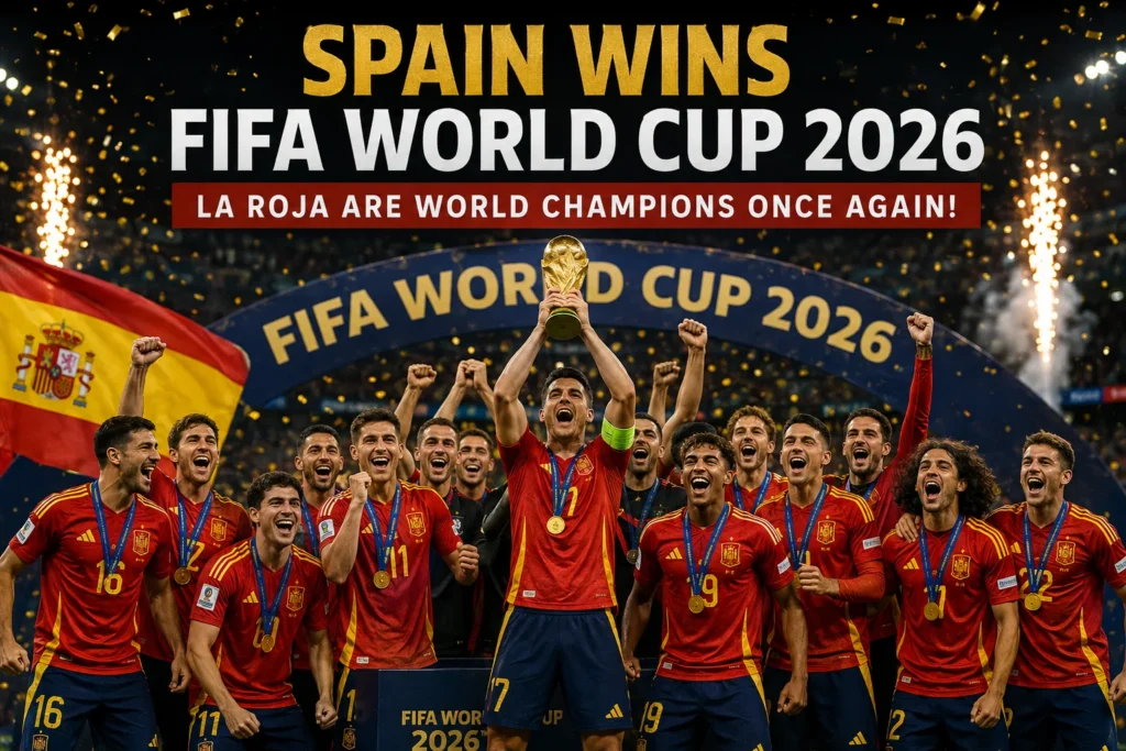 Spain Wins FIFA World Cup 2026