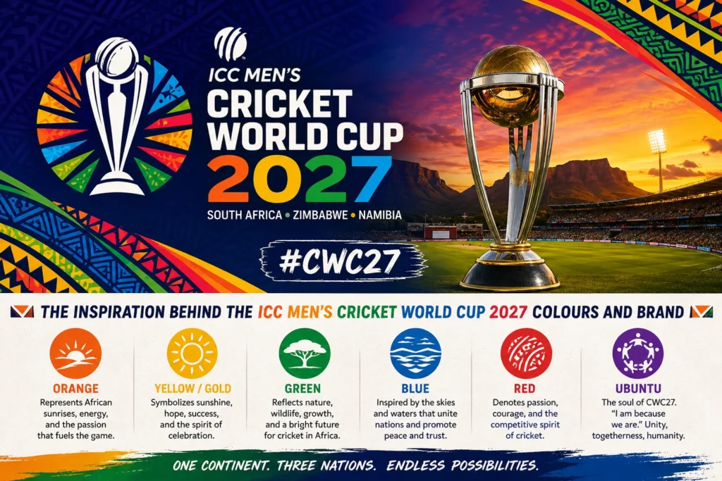 ICC Men's Cricket World Cup 2027 Colours