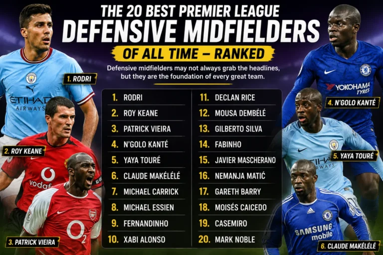 Best Premier League Defensive Midfielders