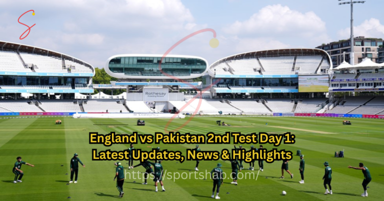 England vs Pakistan 2nd Test Day 1