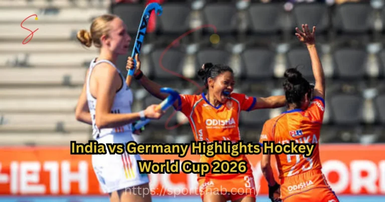 India vs Germany Highlights Hockey World Cup 2026