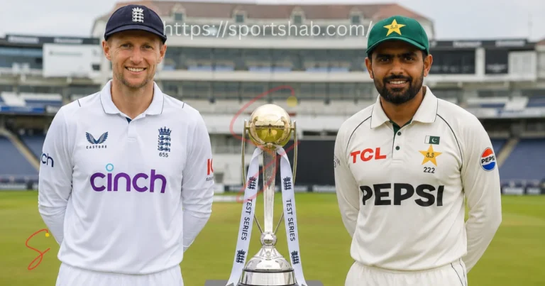 Pakistan vs England three match Test series
