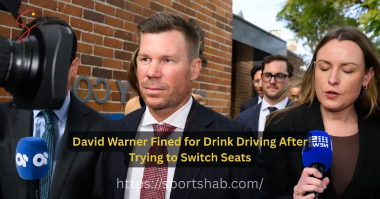 David Warner Drink Driving