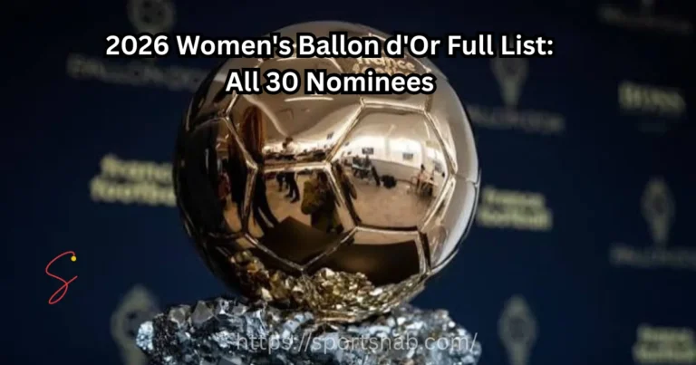 2026 Women's Ballon d'Or