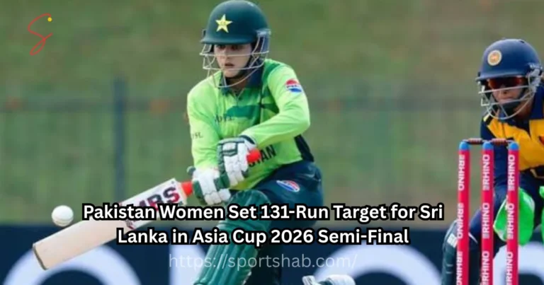 Pakistan Women Set 131-Run Target for Sri Lanka