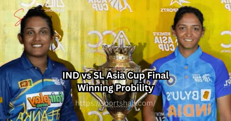 IND vs SL asia cup final winning probility