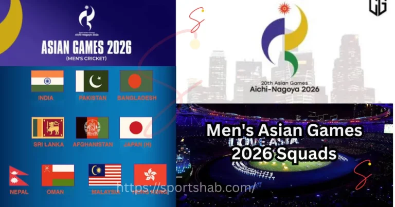 Men's Asian Games 2026 Squads